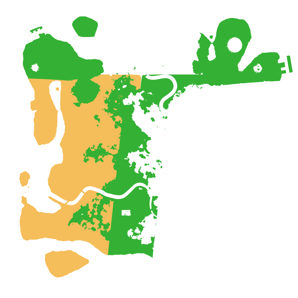 Biome Rust Map: Procedural Map, Size: 3550, Seed: 552236