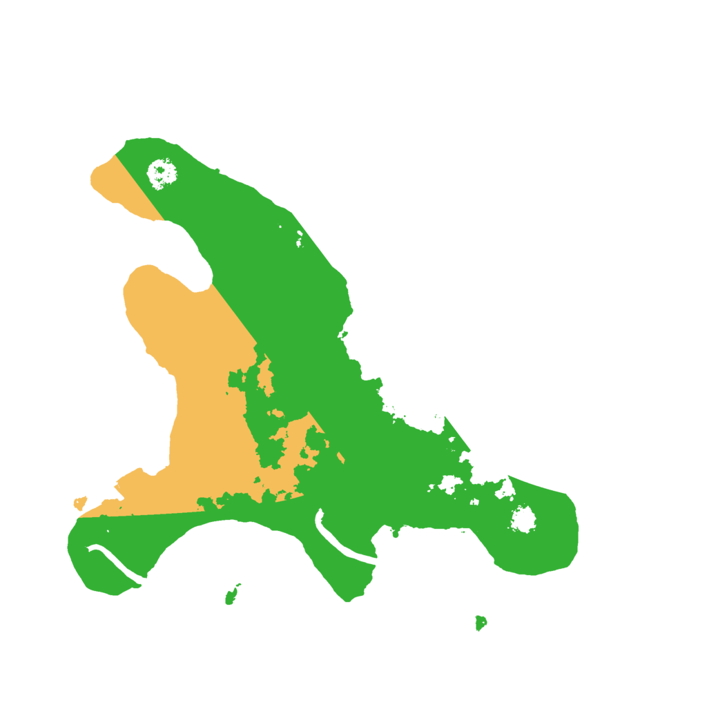 Biome Rust Map: Procedural Map, Size: 2500, Seed: 10500