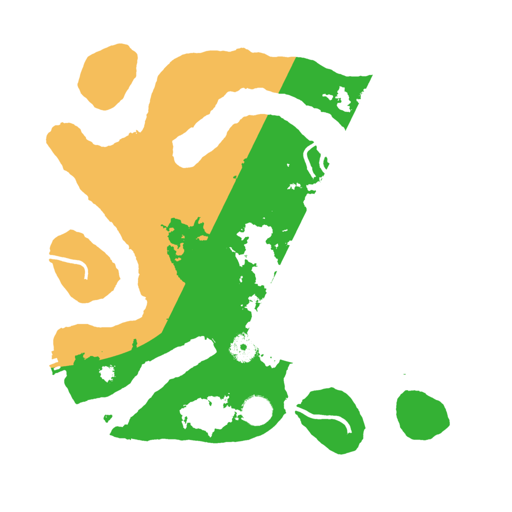 Biome Rust Map: Procedural Map, Size: 3000, Seed: 24452