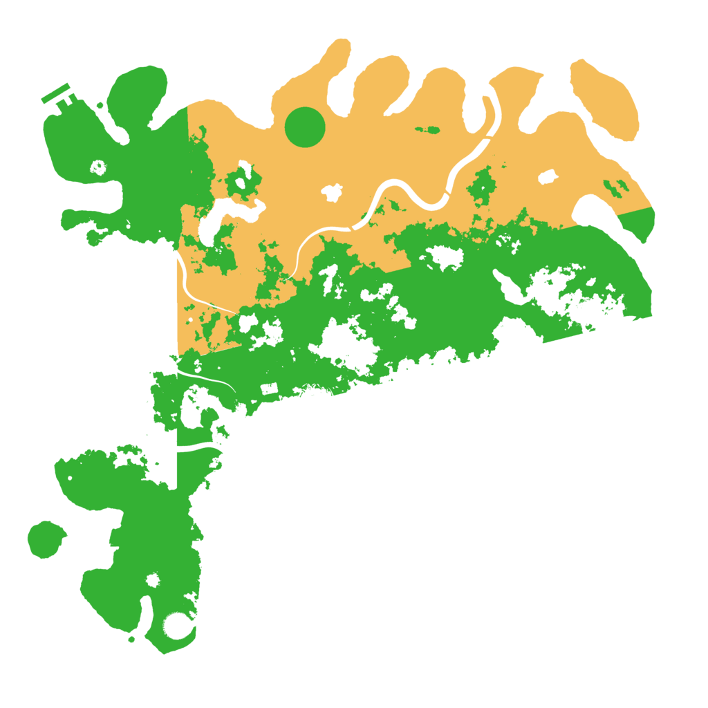 Biome Rust Map: Procedural Map, Size: 4600, Seed: 3625986