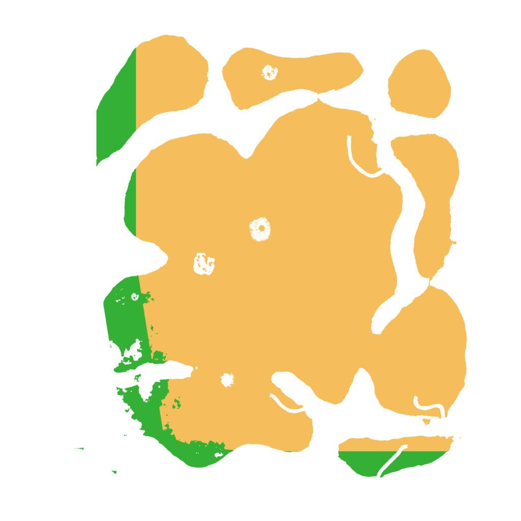 Biome Rust Map: Procedural Map, Size: 3500, Seed: 1726914413