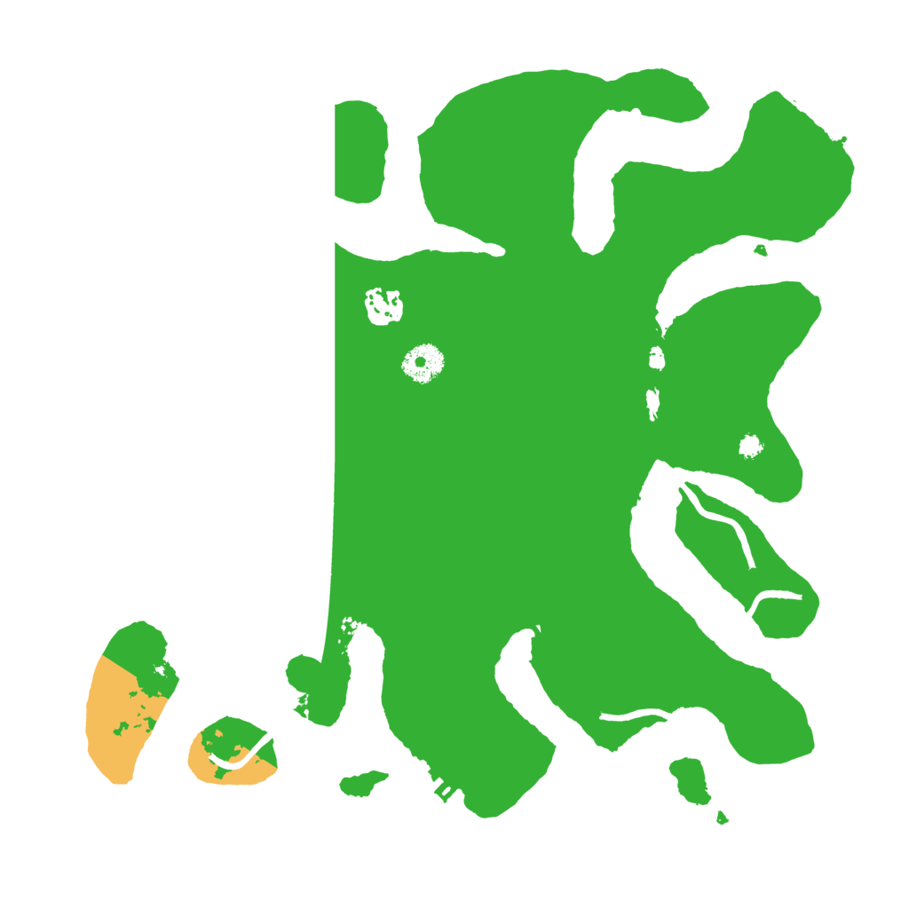 Biome Rust Map: Procedural Map, Size: 3500, Seed: 372466