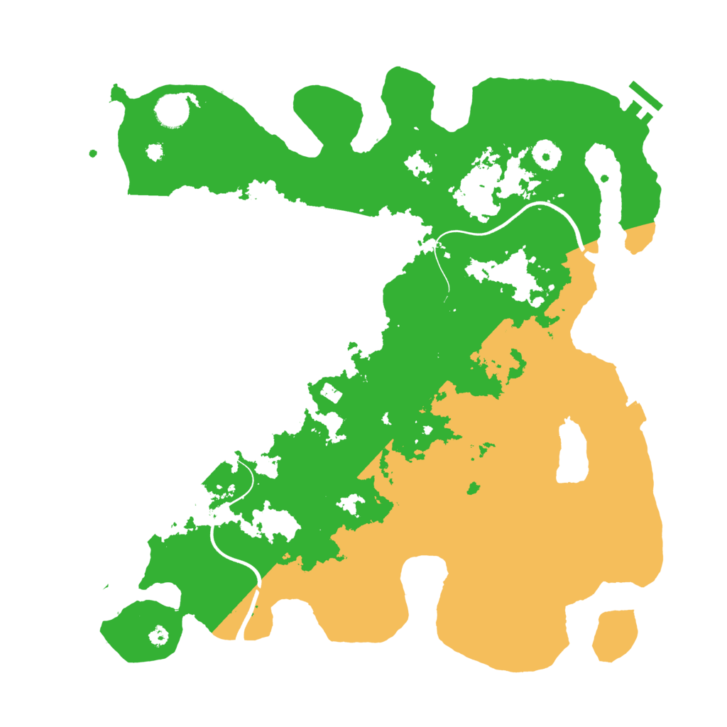 Biome Rust Map: Procedural Map, Size: 3800, Seed: 210540356