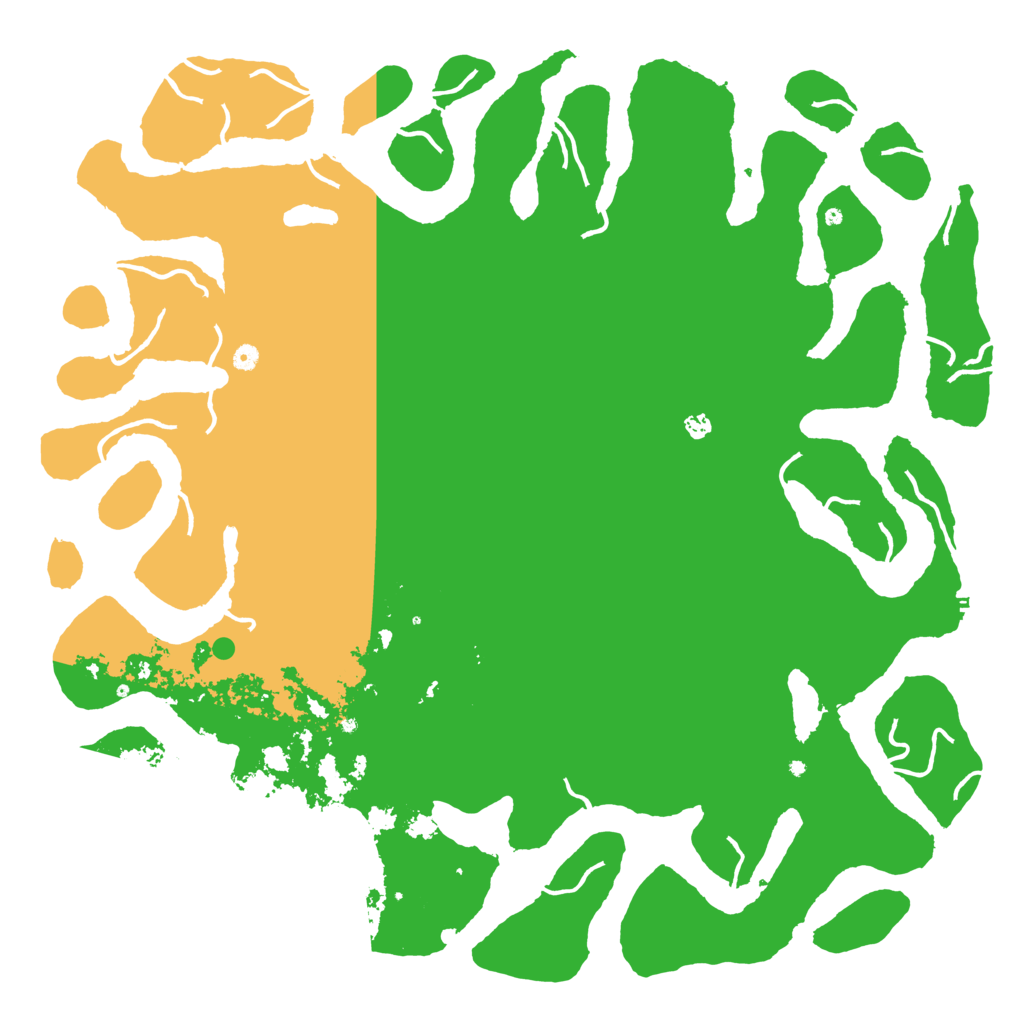 Biome Rust Map: Procedural Map, Size: 6000, Seed: 6968834