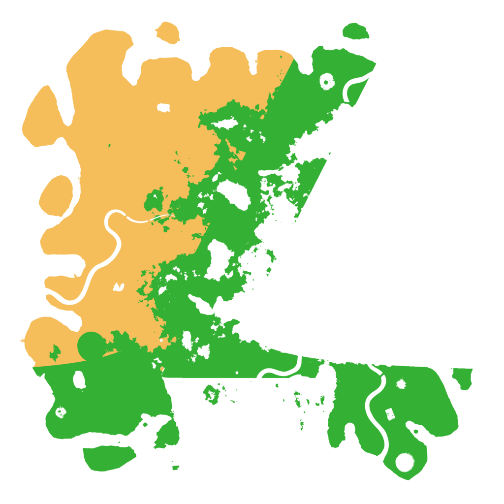 Biome Rust Map: Procedural Map, Size: 4800, Seed: 696969
