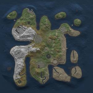 Thumbnail Rust Map: Procedural Map, Size: 2900, Seed: 3086, 12 Monuments