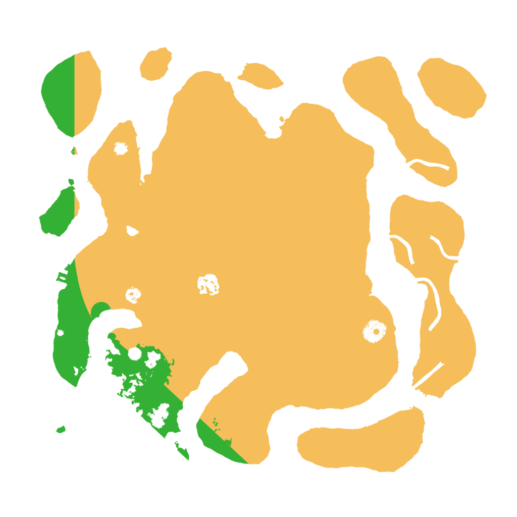 Biome Rust Map: Procedural Map, Size: 3500, Seed: 1267608445