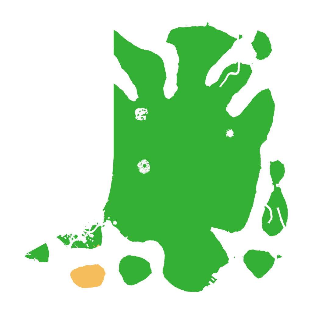 Biome Rust Map: Procedural Map, Size: 3550, Seed: 268154