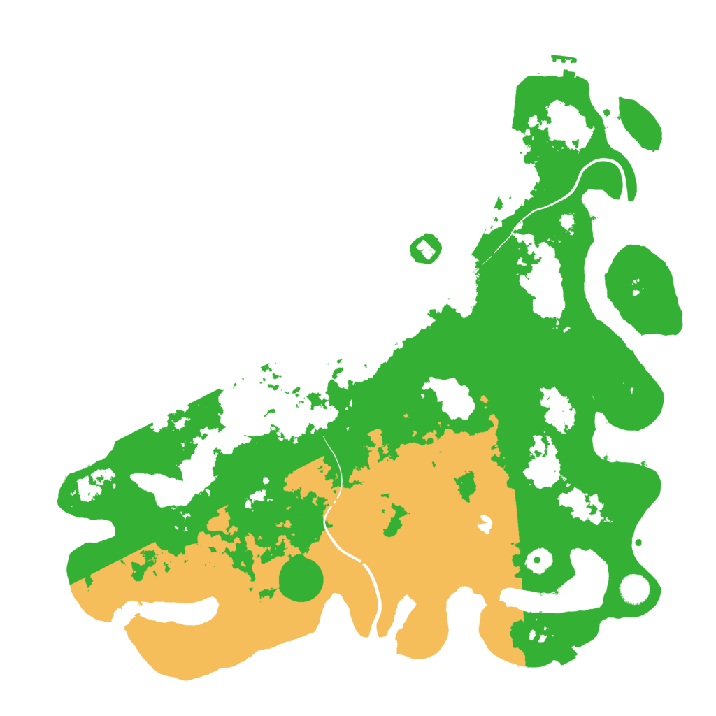 Biome Rust Map: Procedural Map, Size: 4250, Seed: 206524761