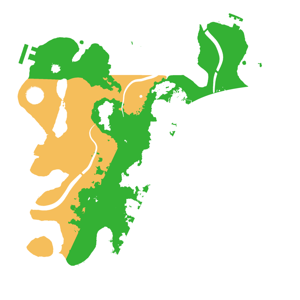 Biome Rust Map: Procedural Map, Size: 3000, Seed: 230219