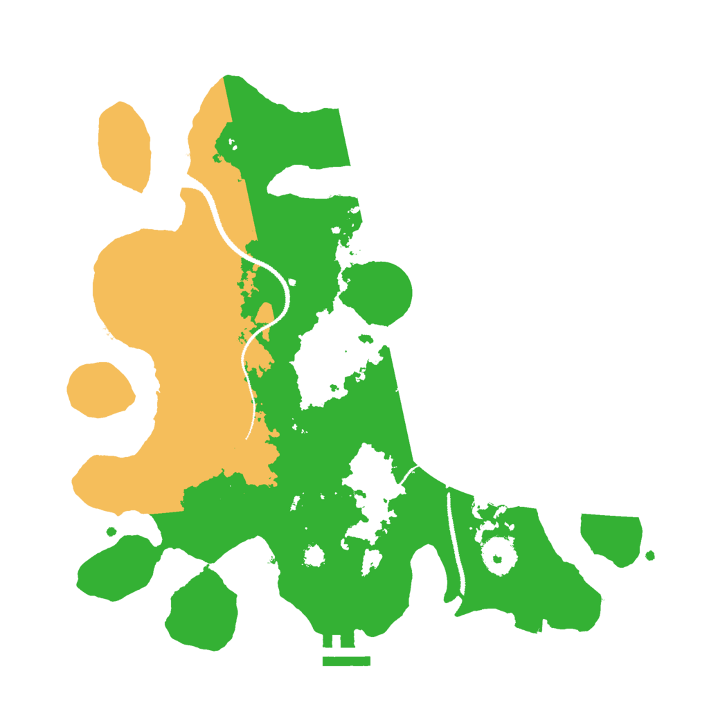 Biome Rust Map: Procedural Map, Size: 3000, Seed: 110792