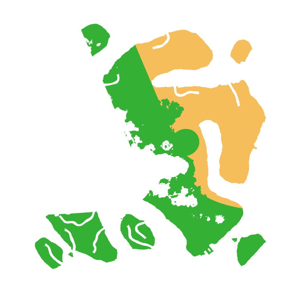 Biome Rust Map: Procedural Map, Size: 3000, Seed: 155469