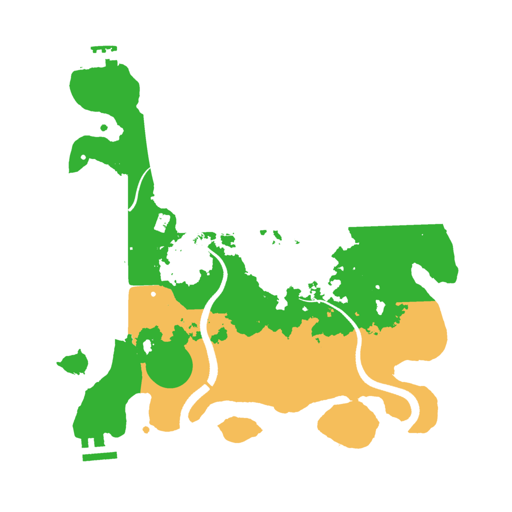 Biome Rust Map: Procedural Map, Size: 3000, Seed: 987074