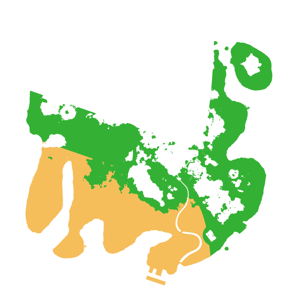 Biome Rust Map: Procedural Map, Size: 3000, Seed: 380018