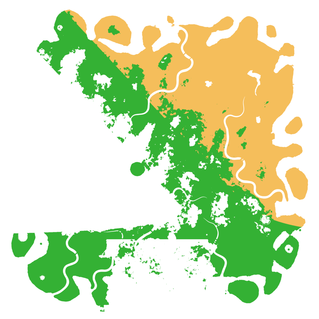Biome Rust Map: Procedural Map, Size: 6000, Seed: 7000001