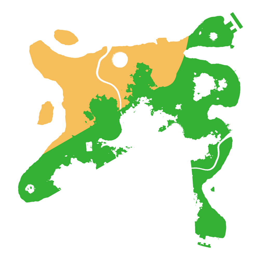 Biome Rust Map: Procedural Map, Size: 3000, Seed: 594650