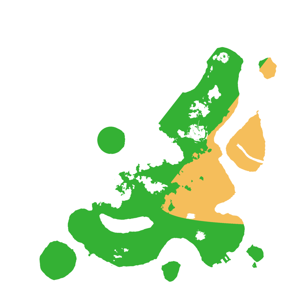 Biome Rust Map: Procedural Map, Size: 3000, Seed: 540185