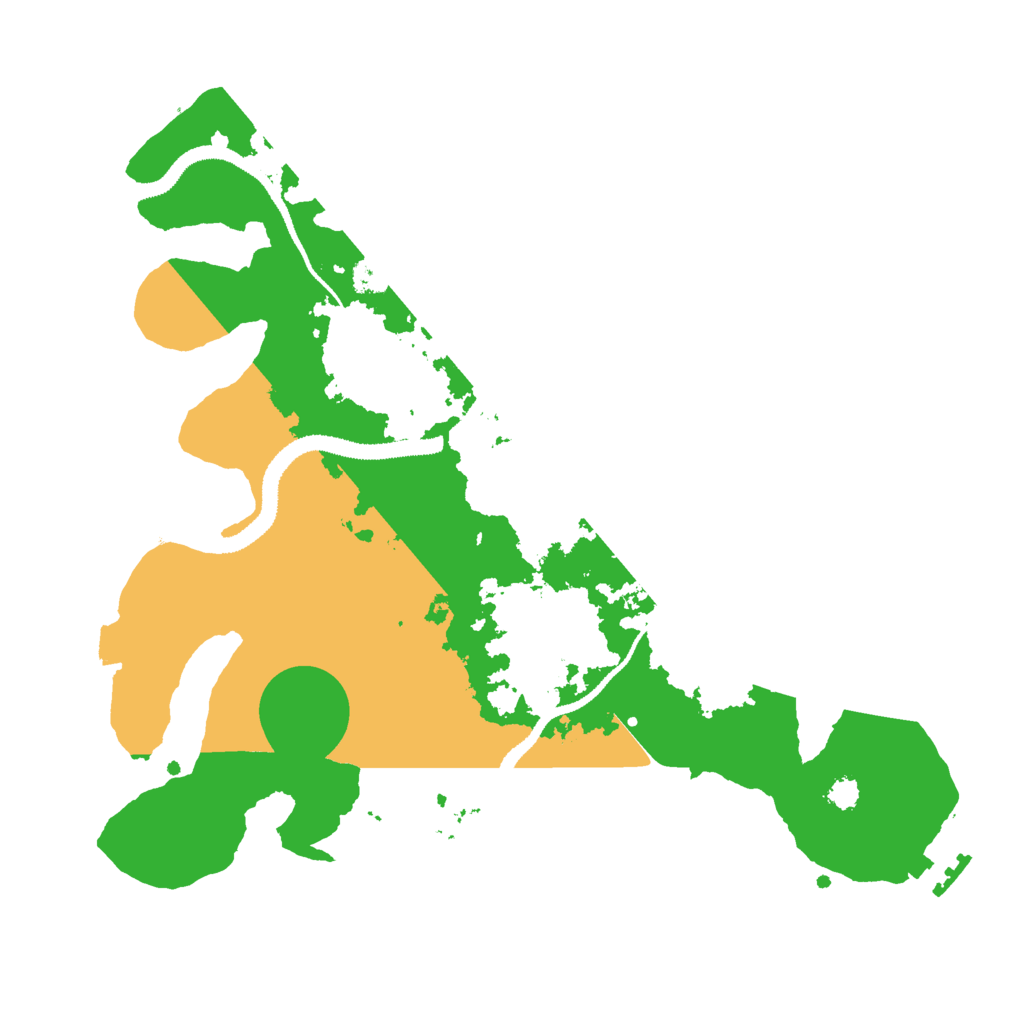 Biome Rust Map: Procedural Map, Size: 3000, Seed: 564586