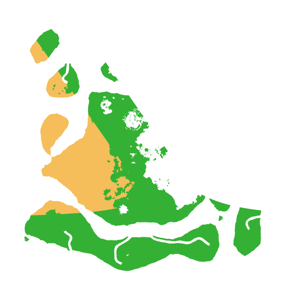 Biome Rust Map: Procedural Map, Size: 3000, Seed: 949063