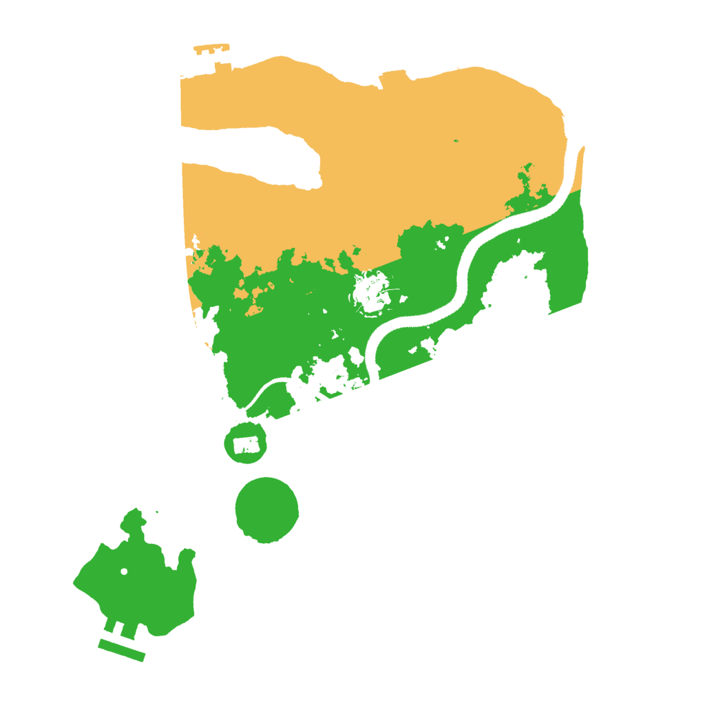 Biome Rust Map: Procedural Map, Size: 3000, Seed: 299075