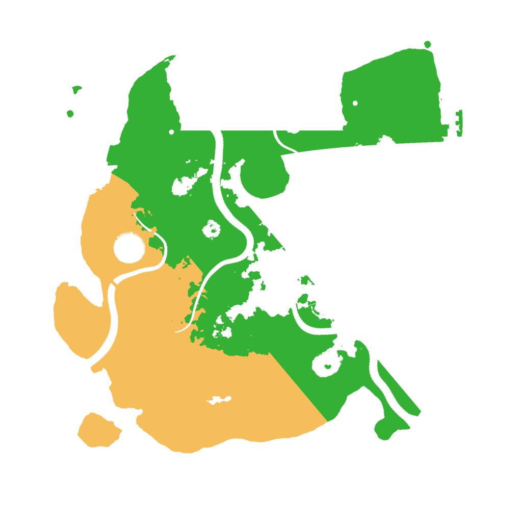 Biome Rust Map: Procedural Map, Size: 3000, Seed: 248609