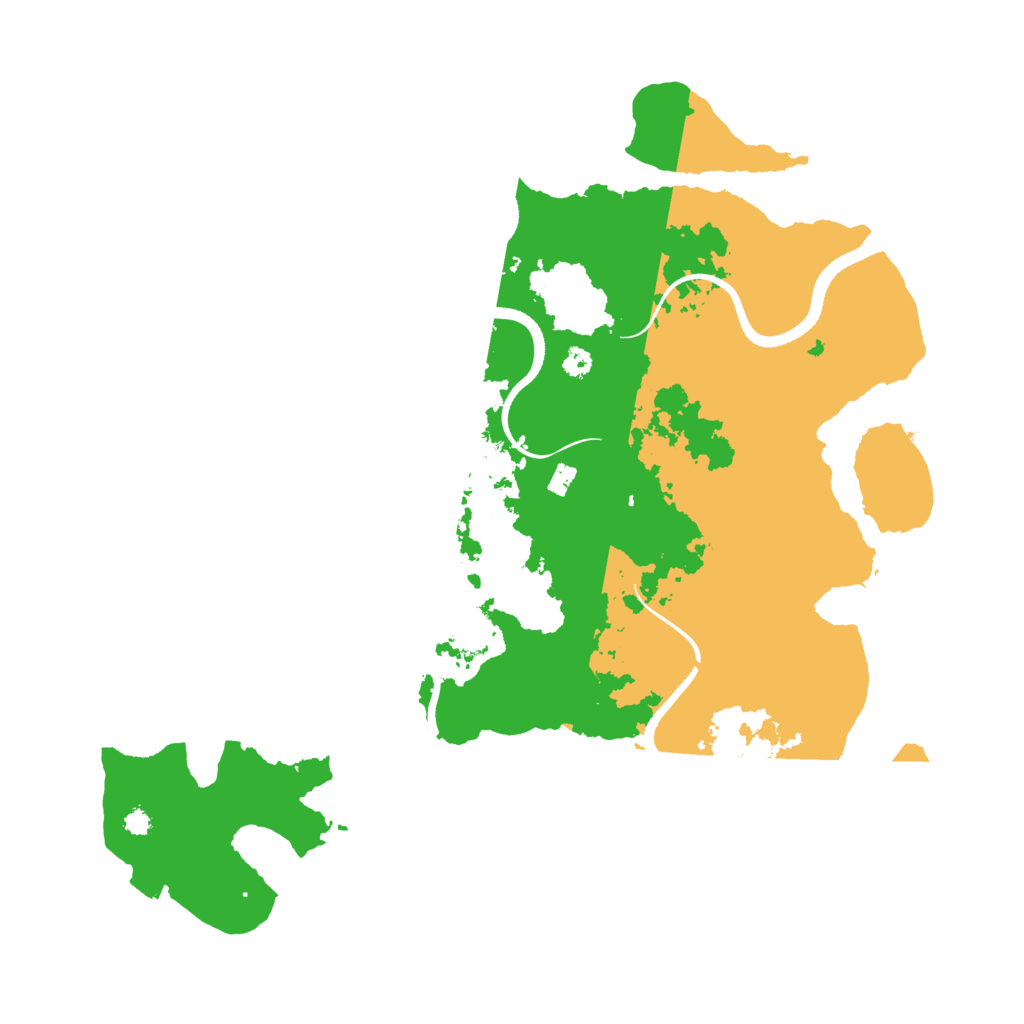 Biome Rust Map: Procedural Map, Size: 3550, Seed: 77875
