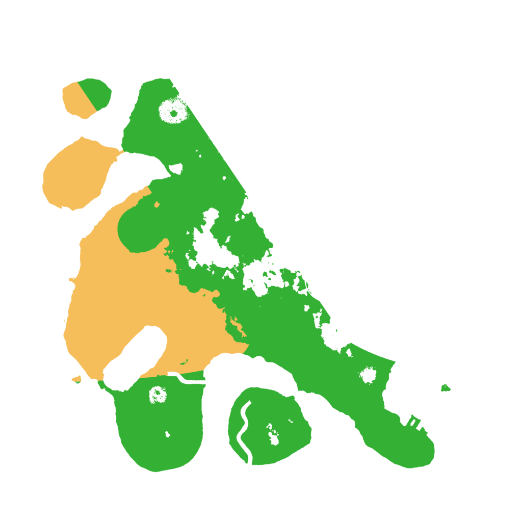 Biome Rust Map: Procedural Map, Size: 3000, Seed: 977901