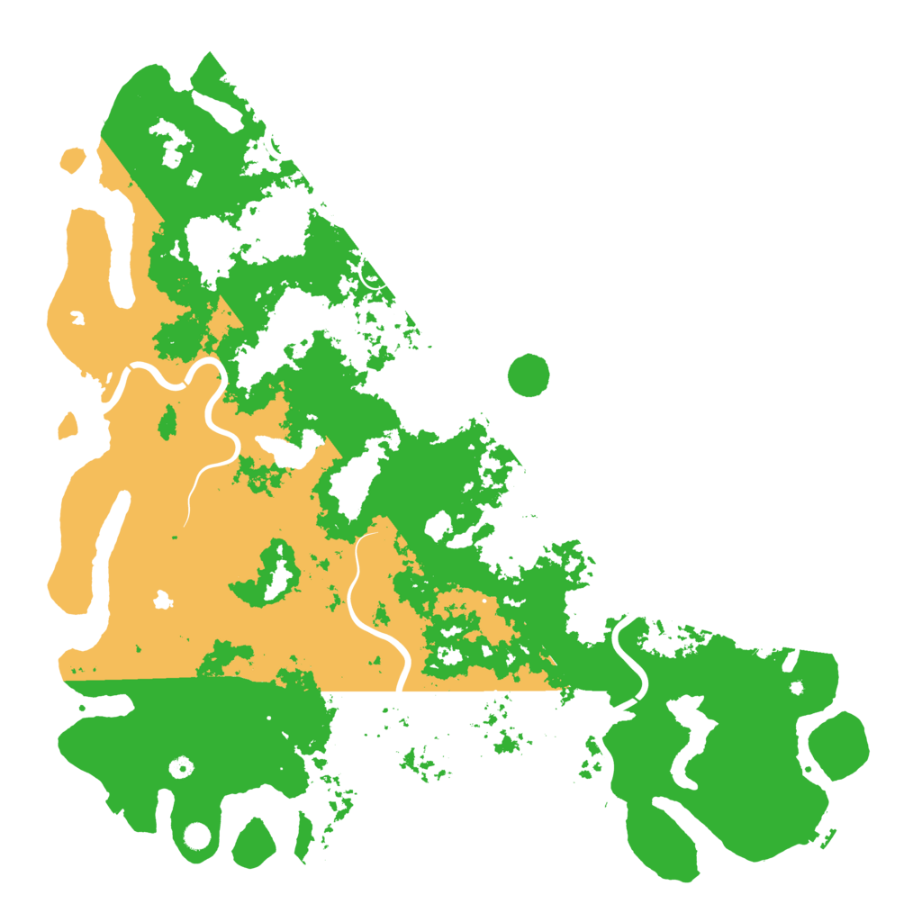 Biome Rust Map: Procedural Map, Size: 6000, Seed: 6000001