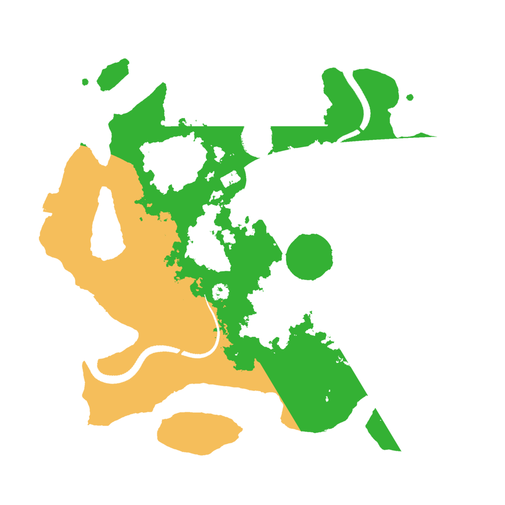 Biome Rust Map: Procedural Map, Size: 3000, Seed: 126943