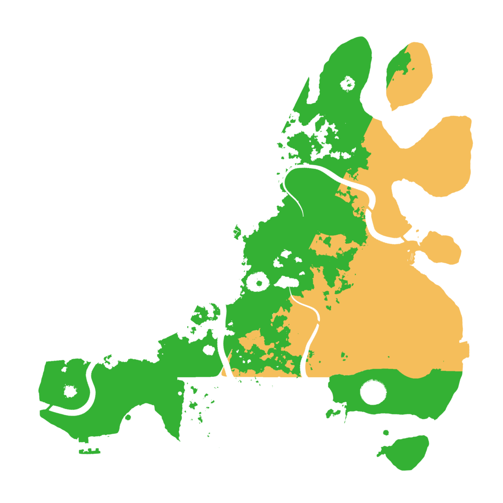 Biome Rust Map: Procedural Map, Size: 3600, Seed: 861102379