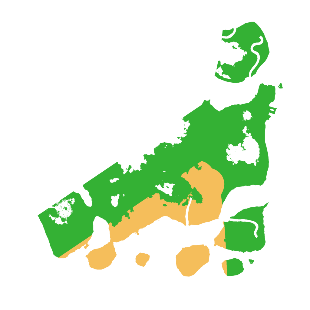 Biome Rust Map: Procedural Map, Size: 3000, Seed: 357765