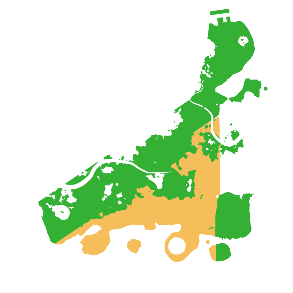 Biome Rust Map: Procedural Map, Size: 3000, Seed: 357765