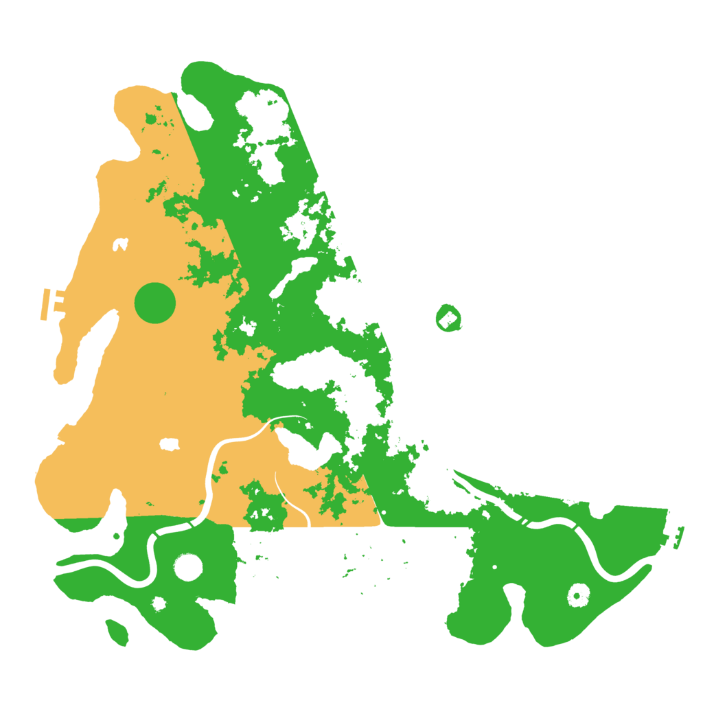 Biome Rust Map: Procedural Map, Size: 4500, Seed: 22911