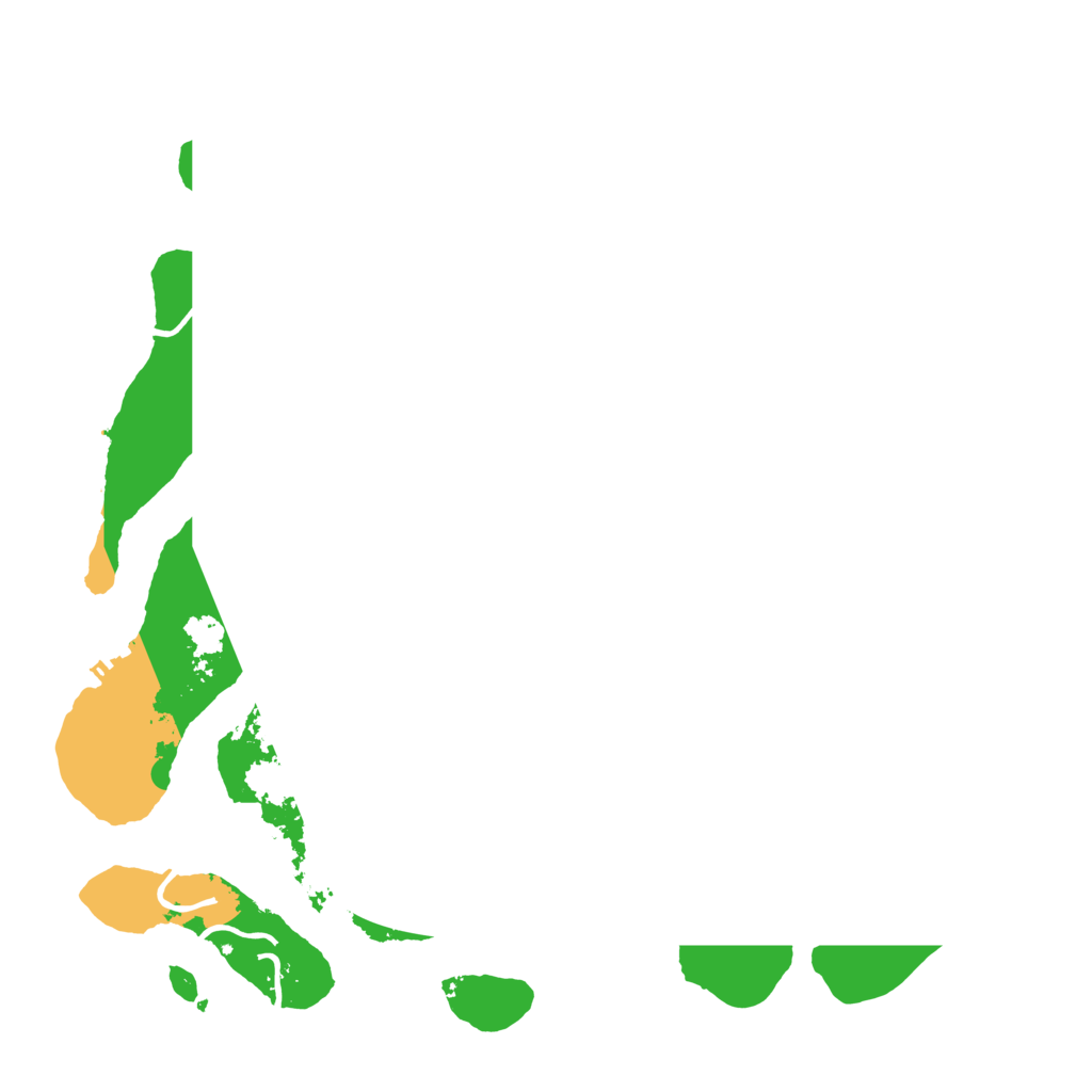 Biome Rust Map: Procedural Map, Size: 4500, Seed: 22911