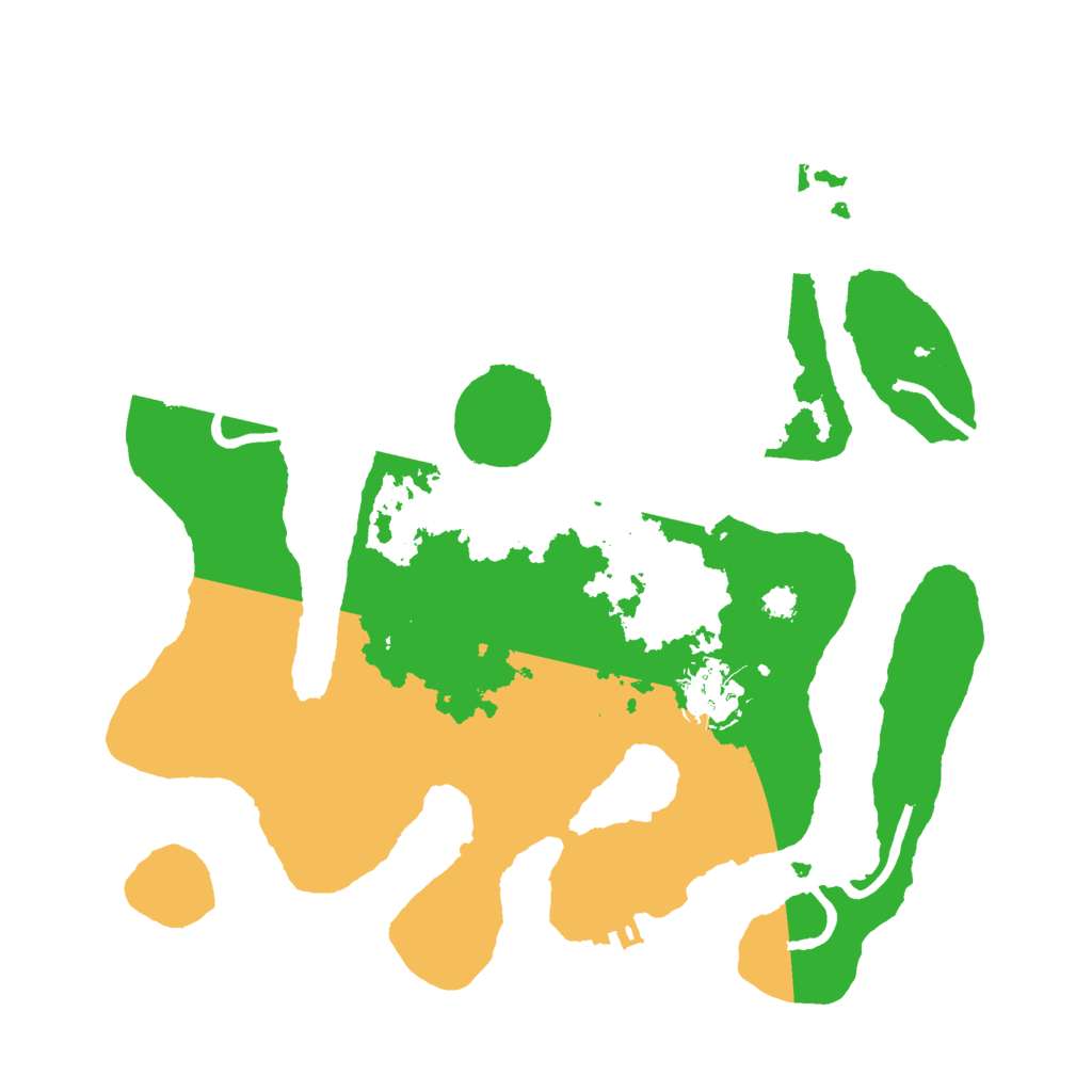 Biome Rust Map: Procedural Map, Size: 3000, Seed: 243300