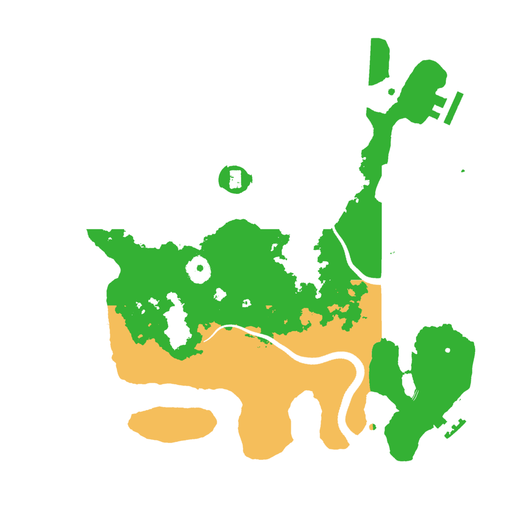 Biome Rust Map: Procedural Map, Size: 3000, Seed: 156200