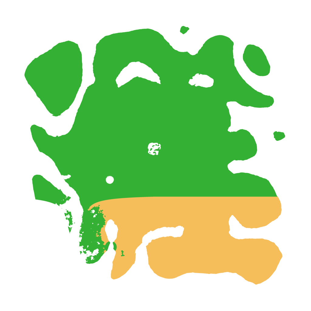 Biome Rust Map: Barren, Size: 3500, Seed: 1759748954