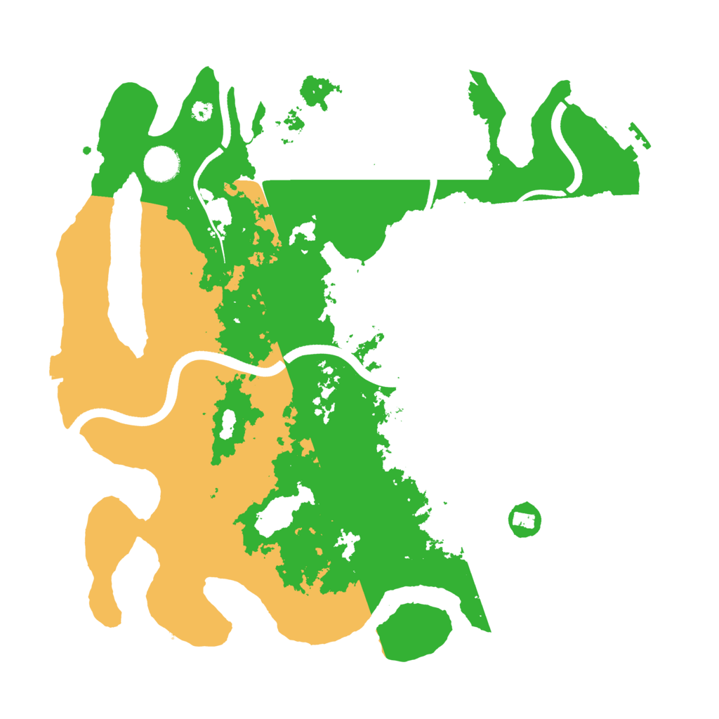 Biome Rust Map: Procedural Map, Size: 3550, Seed: 846758
