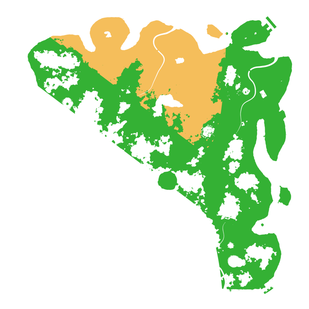 Biome Rust Map: Procedural Map, Size: 4500, Seed: 112911