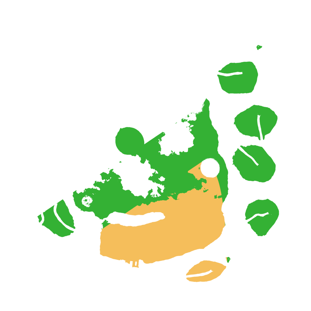 Biome Rust Map: Procedural Map, Size: 3000, Seed: 199665