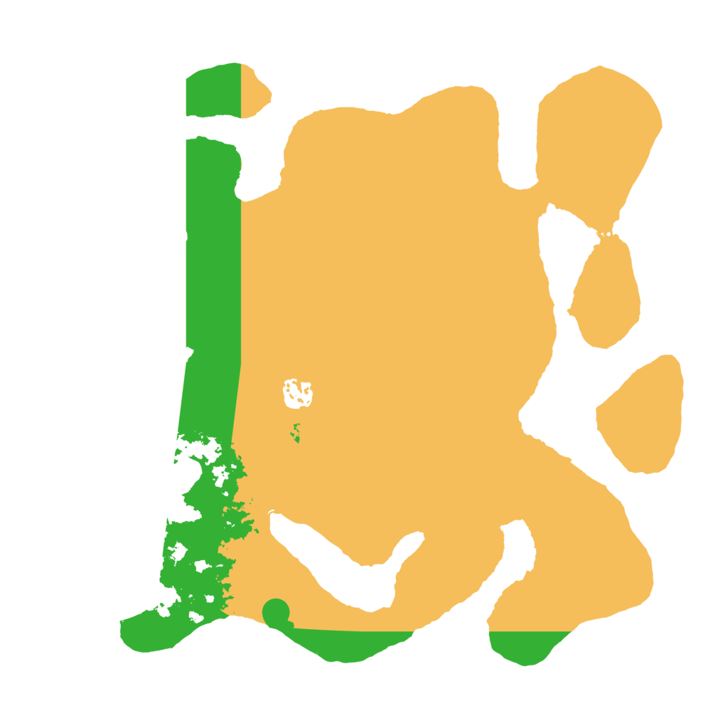 Biome Rust Map: Barren, Size: 3500, Seed: 848937216