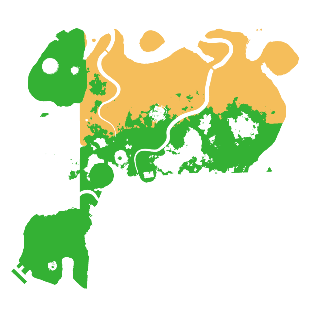 Biome Rust Map: Procedural Map, Size: 3500, Seed: 1122956311