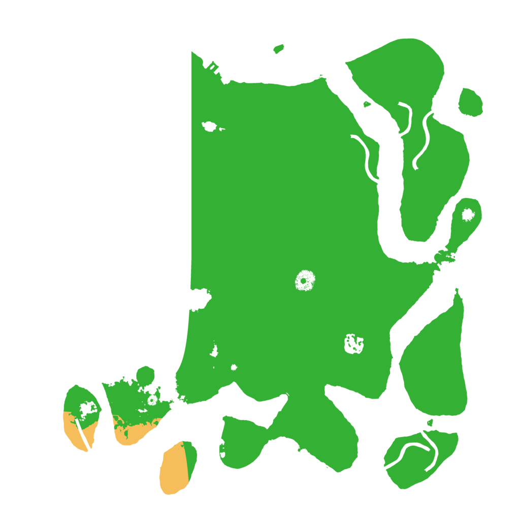 Biome Rust Map: Procedural Map, Size: 3800, Seed: 86640