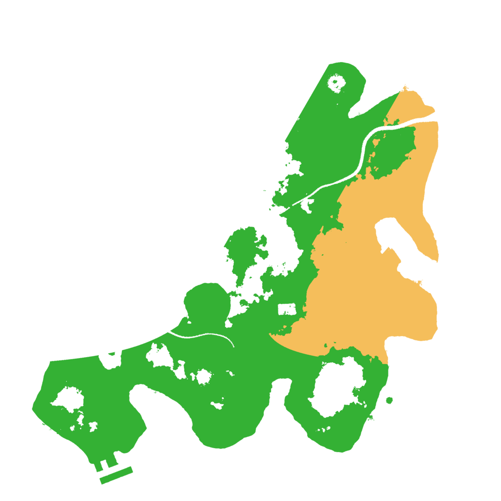 Biome Rust Map: Procedural Map, Size: 3000, Seed: 1405042085