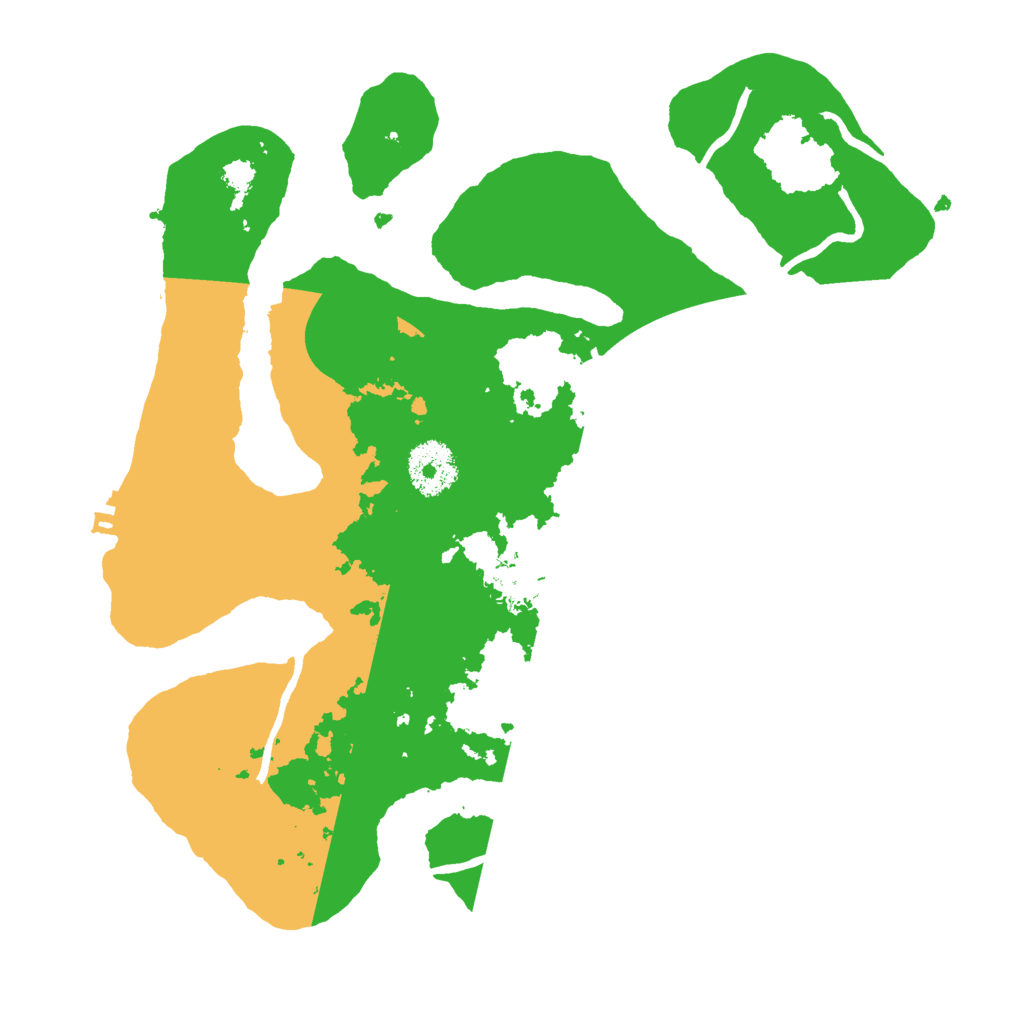 Biome Rust Map: Procedural Map, Size: 3000, Seed: 841484448