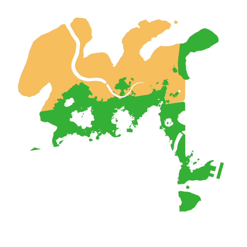 Biome Rust Map: Procedural Map, Size: 3000, Seed: 919970