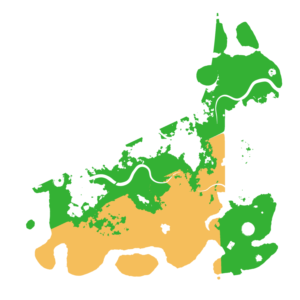 Biome Rust Map: Procedural Map, Size: 4000, Seed: 1505