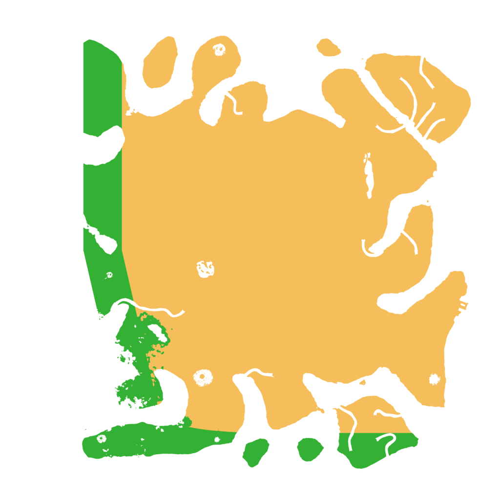 Biome Rust Map: Procedural Map, Size: 4200, Seed: 383490516