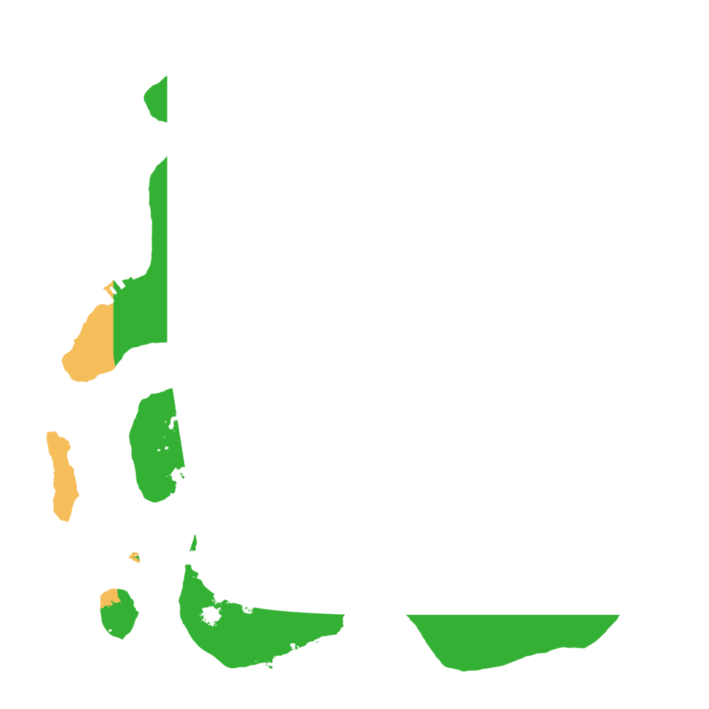 Biome Rust Map: Procedural Map, Size: 3250, Seed: 68