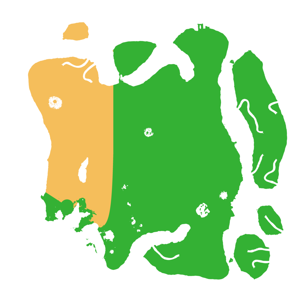 Biome Rust Map: Procedural Map, Size: 3500, Seed: 5432147